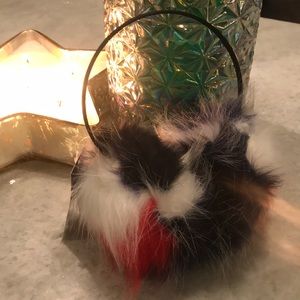 Multi colored faux fur earmuffs